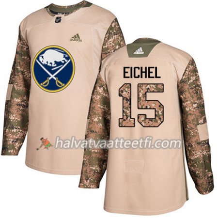 Miesten NHL Buffalo Sabres Pelipaita Jack Eichel 15 Adidas 2017-2018 Camo Veterans Day Practice Authentic Miesten NHL Buffalo Sabres Pelipaita Jack Eichel 15 Adidas 2017-2018 Camo Veterans Day Practice Authentic